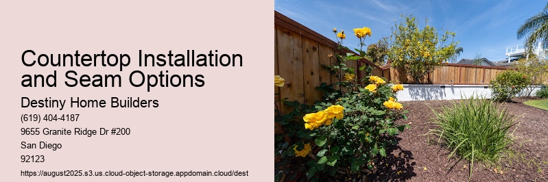 Countertop Installation and Seam Options