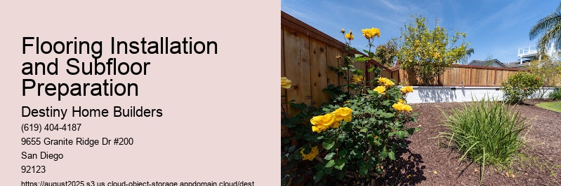 Flooring Installation and Subfloor Preparation