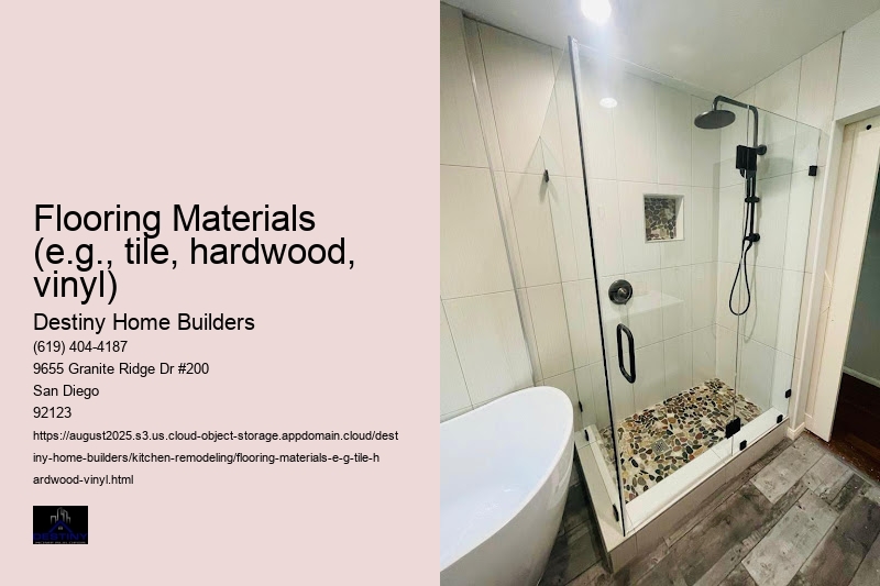Flooring Materials (e.g., tile, hardwood, vinyl)