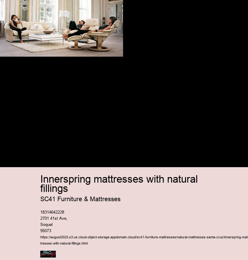 Innerspring mattresses with natural fillings