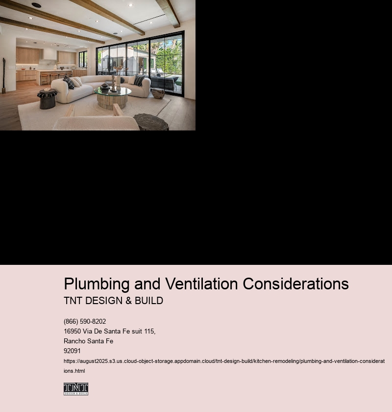 Plumbing and Ventilation Considerations