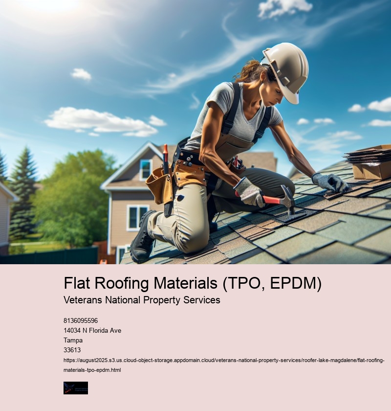 Flat Roofing Materials (TPO, EPDM)