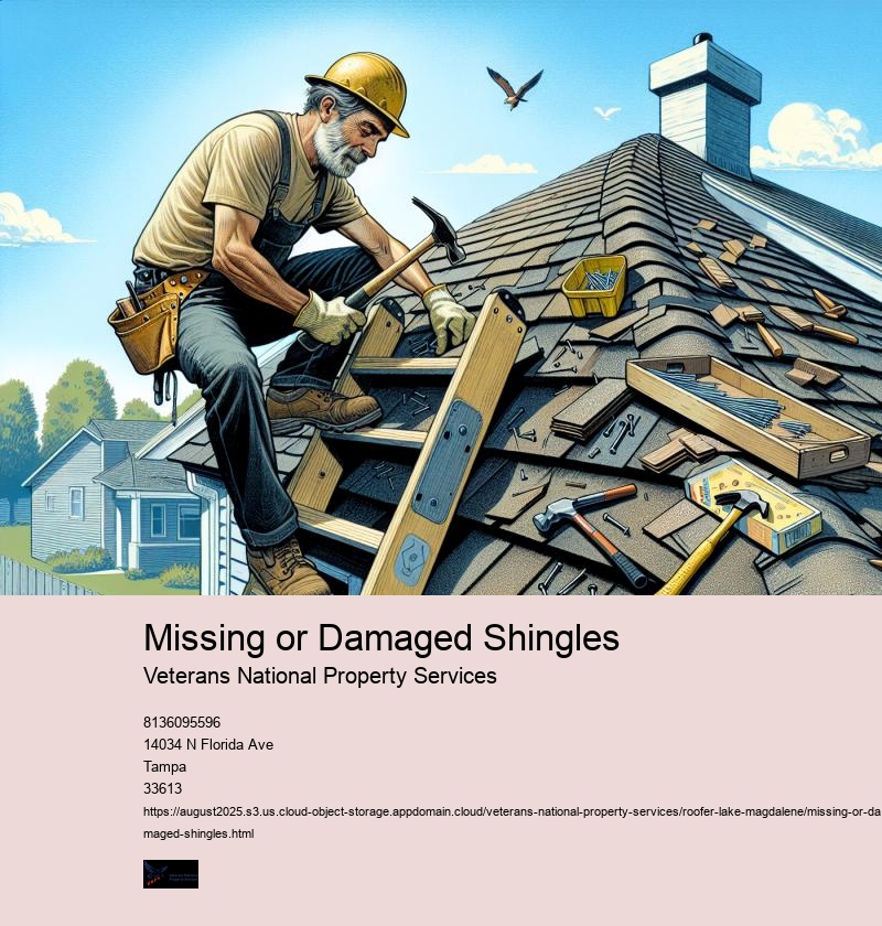 Missing or Damaged Shingles